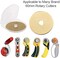 Titanium Rotary Cutter Blades 60mm 10 Pack Replacement Quilting Scrapbooking Sewing Arts Crafts Farbric Paper Cutting Tool